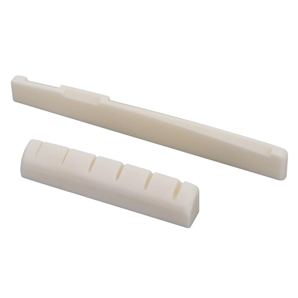 Leftright Guitar Bridge Saddle Nut 6 String Made Of Real Bone For Acoustic Guitar 43×6×9Mm7276×3×9Mm