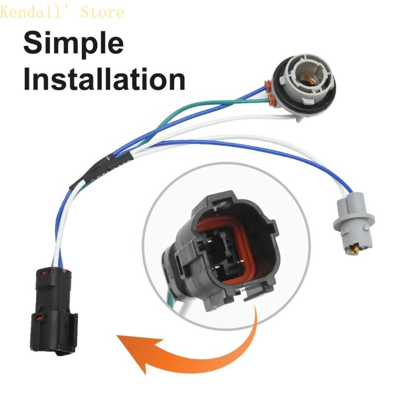 3XUB Tail Light Lamp Socket Harness 92480-D9020 Replacement Accessories Socket Wire