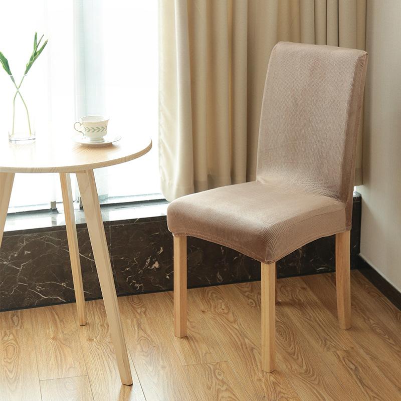 Coprisedia Mezzo Pacco a Strisce Multicolore Coprisedia Liscio Elastico Domestico Hotel Ristorante Sala da Pranzo Antipolvere A