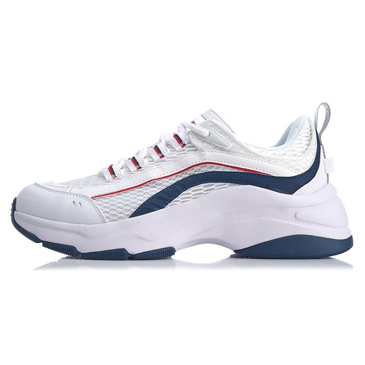 New LiNing Aurora WindWalker Slip Resistant Breathable Low Top Sports Casual Shoes White AGCQ043-2