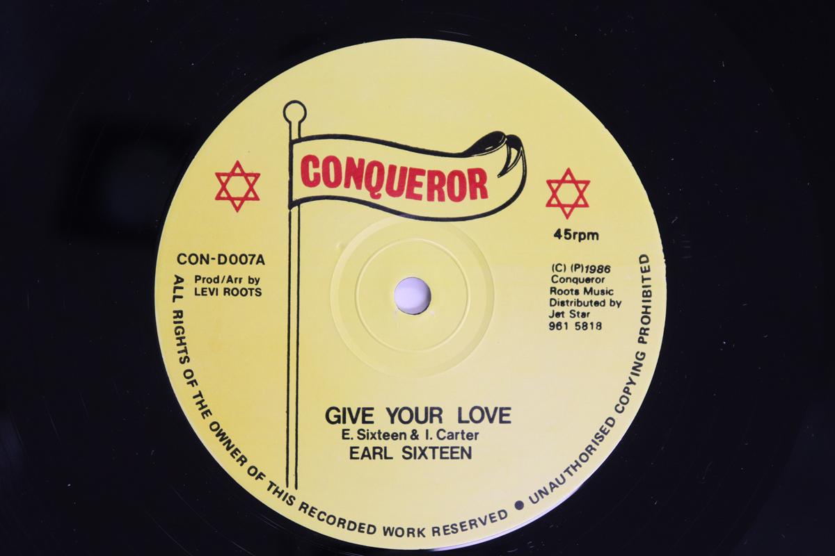 

12-дюймовая пластинка MIKEY GENERAL EARL SIXTEEN Baby Mother Give Your Love COND007 CONQUEROR 1986 UK Регги Ска Даб Б/У