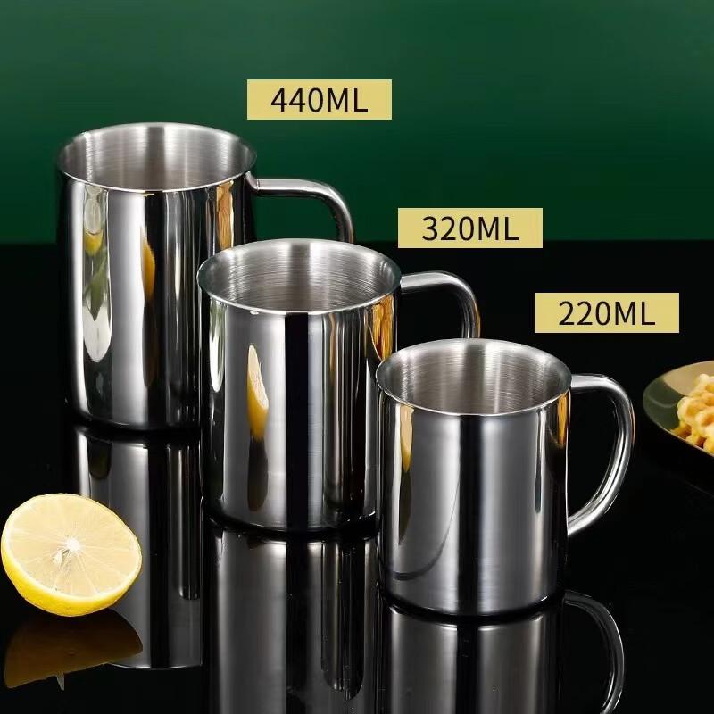 Shangqi 440ml Stainless Steel Insulated Mug with Lid & Handle