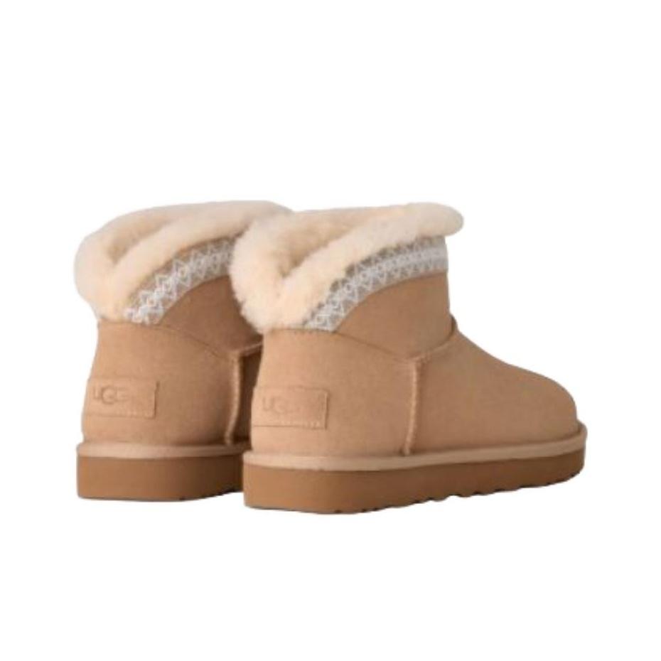 UGG Classic Ultra Mini Cow Split Leather Versatile Comfortable Snow Boots Women boots 1174496-SAN