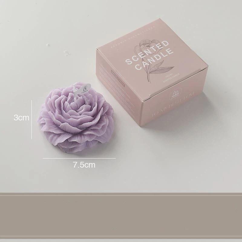 Peony-Shaped Scented Candles: Beautiful, Creative Floral Birthday and Holiday Gifts