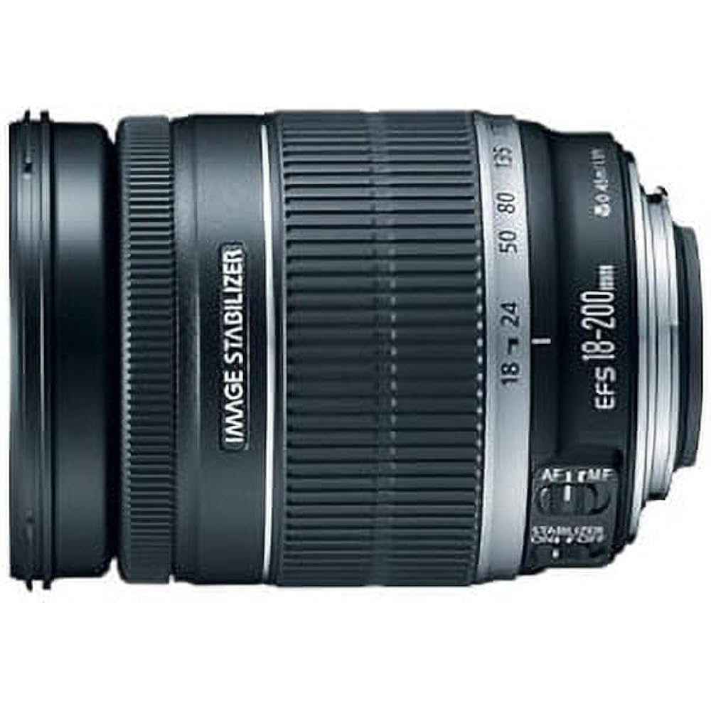 Canon Telephoto Zoom Lens EF-S18-200mm F3.5-5.6 IS APS-C Compatible
