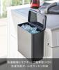 Yamazaki Magnetic Laundry Detergent Ball Storage W17 X X Tower Refill 4267 Container, Black, Approx. D9.5 H17cm, Series, Case,