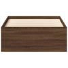 Brown Oak Effect Bed Frame 90 x 200 cm