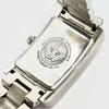 Used [New Battery] EMPORIO ARMANI Men's Watch Rectangular Roman Small Seconds AR-0156