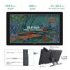 HUION Liquid Tab Kamvas 24 QHD LCD Pen Tablet No Charging Required Pen PW517 8192 Level Pressure Sensitivity Tilt Detection Film No Parallax Drawing