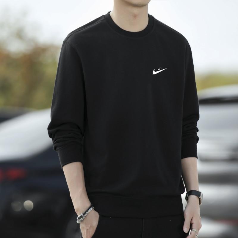 Męska bluza w jednolitym kolorze - Kolekcja Wiosna/Jesień 2025, Unisex Modna odzież sportowa, Top z okrągłym dekoltem.