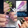 3D Chrome Cat Magnet Nail Glitter Powder Chameleon Shiny Nail Pigment Gel Nail Polish Supplies Magic Cat'S Eye Magnetic Powder