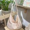 Casual Sweet Floral Portable Women's Shoulder Bag Fashi Large Capacity Cute Ladies Messenger Bags Retro Travel Female Handbags