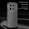 For Xiaomi 14T Pro Case Carbon Fiber Texture TPU Phone Cover Heat Dissipation