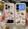 Colorful puppy is suitable for Apple 17PRO Huawei MATE80 Honor 500vivo Xiaomi 17OPPO couple mobile phone