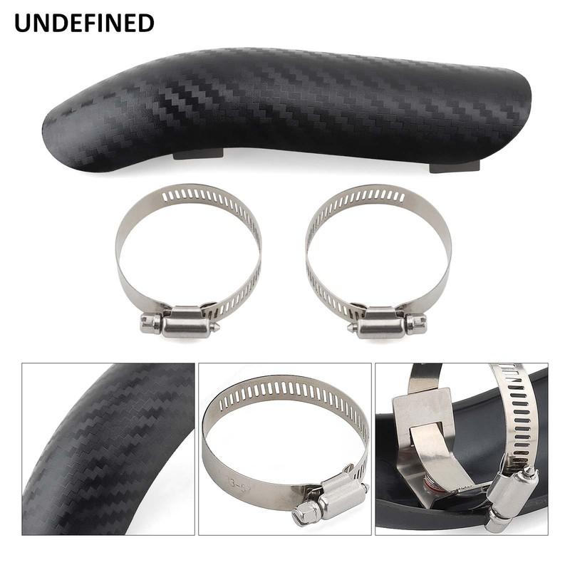 For Harley BMW Yamaha Kawasaki Honda Chopper Custom Universal Motorcycle Exhaust Muffler Pipe Protector Heat Shield Cover Guard