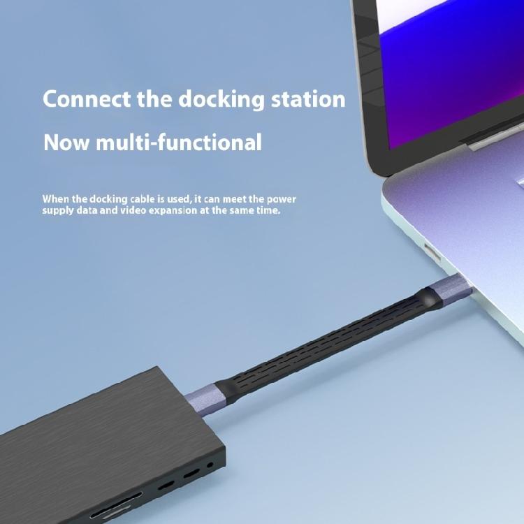 Reliability USB C to USB C Cable 240W Fast Charging 40Gbps Data Transfer Wire Supports 8K Display 240W Output USB4 Cable