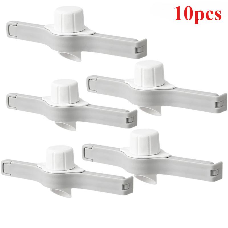 3/5/10 peças Tampa de Rosca Clipe de Vedação Saco de Tempero, Clipe de Vedação Clipe de Conservação de Alimentos Lanches Gadget Acessórios de Cozinha