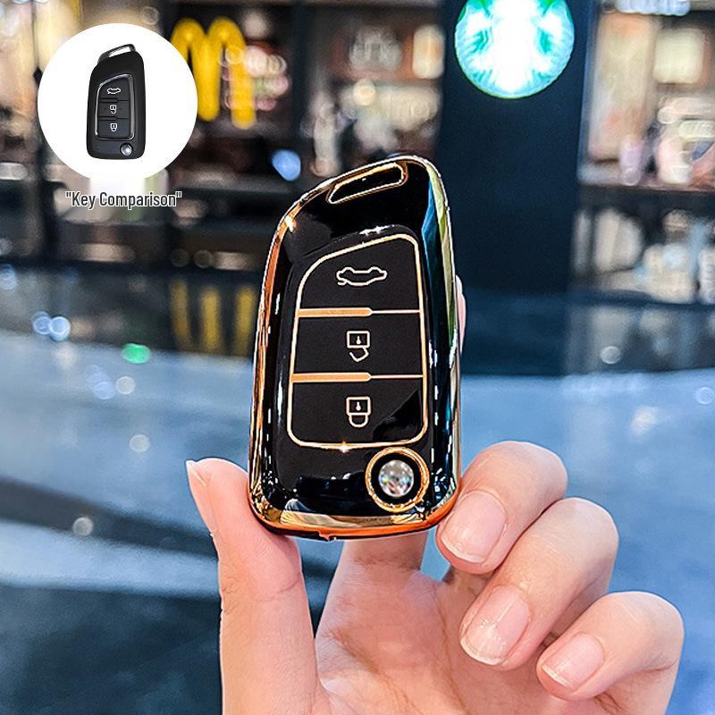 Stylish Key Case for Dongfeng Fengshen AX7, AX3, AX4, AX5, Fengdu MX5, A30 Car Models