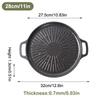 Nepřilnavá grilovací pánev pro indukční sporák - 28cm/32cm/34cm/38cm BBQ deska