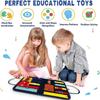 Busy Board, Activity Board for Preschoolers, Educational Toys for Kids, Buckle, Button, Zipper Educational Learning Board