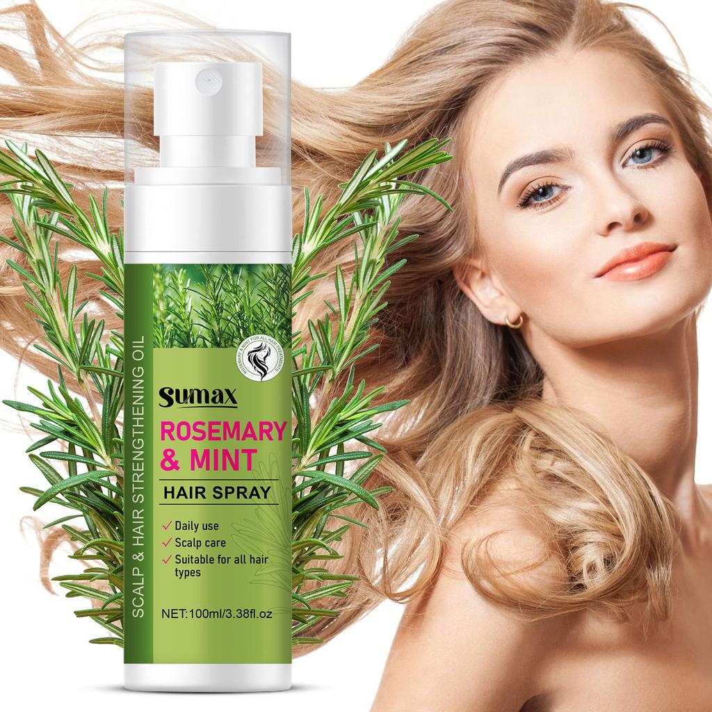 Rosemary Mint Hair Care Spray Moisturizes Anti-frizz Soft Hair