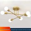 Nordic Iron Chandelier: Creative Small Ceiling Lamp for Living Room, Bedroom, or Restaurant