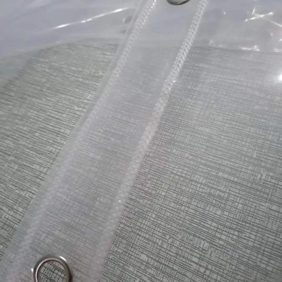 Magnétisme Doublure de Rideau de Douche Transparente Imperméable Plastique Rideaux de Bain Doublure Transparente Salle de Bain Moisissure PEVA avec Aimant