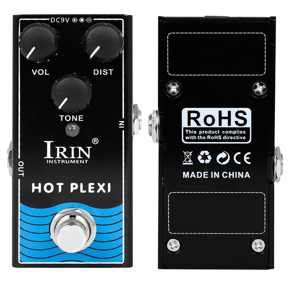 

IRIN RF-13 Hot Plexi Guitar Effect Pedal Simulate JCM800 Guitar Amplifier Stronger Output & Greater Distortion Guitar Parts