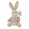 Handmade Rabbit Doll With Gentle Fabric And Wooden Stand Excellent Spring Festival Decors For Spring Themed incidents