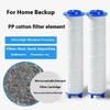 10Pcs Shower Head PP Cotton Filter Set - Water Purification Replacement Filters | Bathroom Accessories for Shower Cleaning