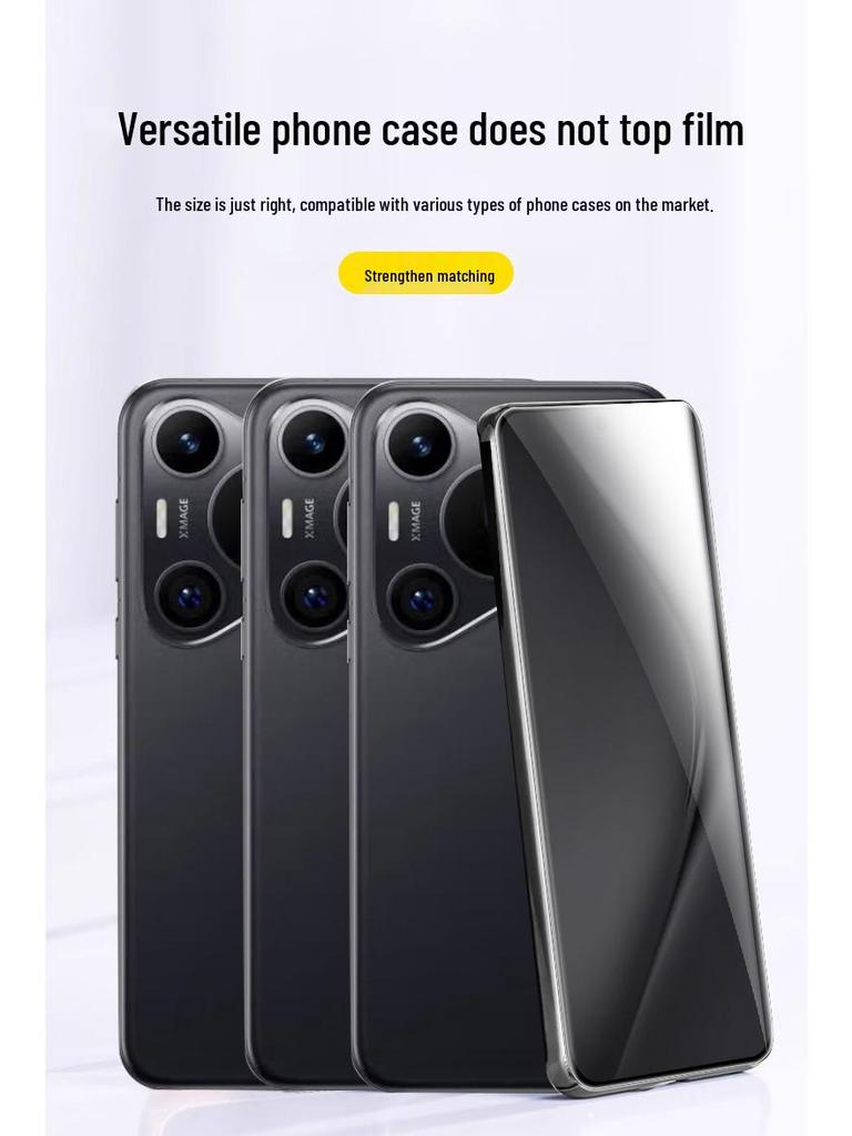 Moto Edge70/Signature HD Anti-Peep Weichfolie & G100 Hydrogel Sichtschutz-Displayschutz