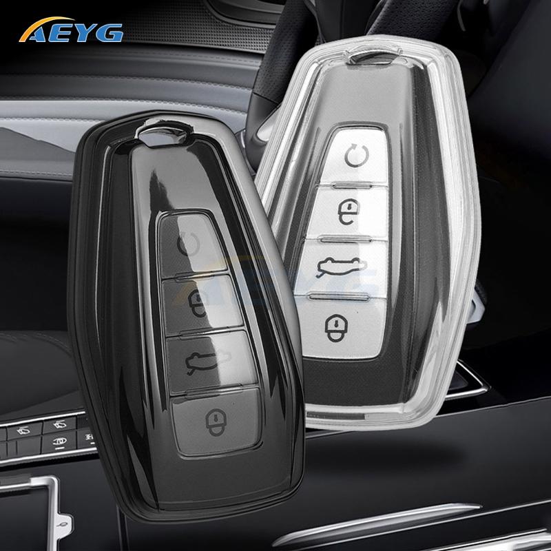 Tpu Car Key Case Shell For Geely Emgrand Global Kulrey Hawk Gx7 Okavango Nl3 Suv Gt Gc9 Coolray X6 X7 Ex7 Geometry C Keychain