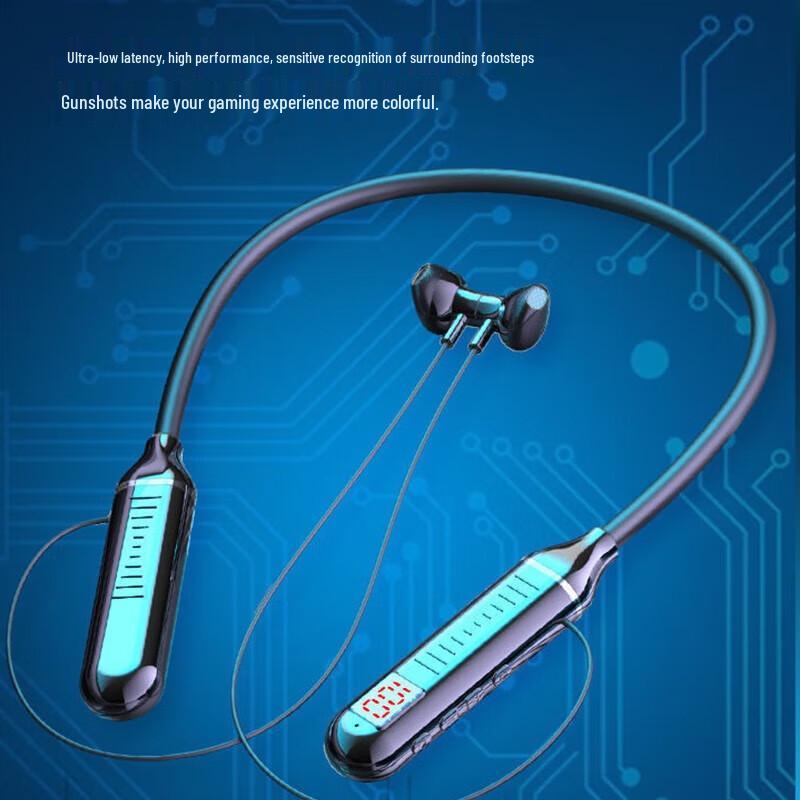 

Yidian Neckband Bluetooth 5.2 Headset with Power Display