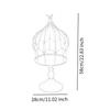Desktop Iron Birdcage Flower Stand Flower Display Rack for Outdoor Balcony