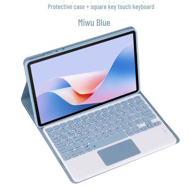Bluetooth Keyboard Protective Case for 2024 Xiaomi Redmi Pad SE 8.7-Inch