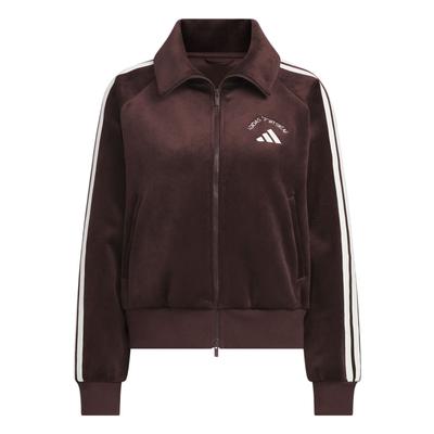 Sportbekleidung Bonded Fleece Logo Schriftzug Sportlich Warm Locker Geschnitten Kurzer Stehkragen Raglanärmel Jacke Damenjacke KC0035