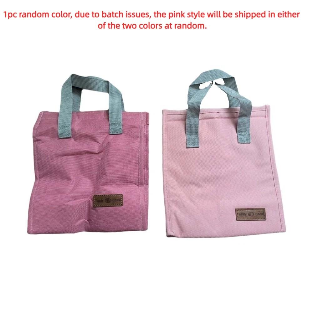 Food Bag Food Hand Bags Thermal Breakfast Organizer Tote Canvas Lunch Bag Waterproof Lunch Bag