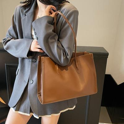 Vielseitige High-End-Tragetasche Damen Großraum Pendler Schulter Unterarmtasche Nischendesign Bucket Bag