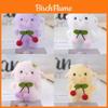 Cherry Sheep Plush Keychain With Soft Pp Cotton Filling For Gifts And Collectors