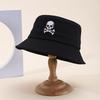 New embroidered fruit bucket hat female export double-sided can wear sunshade basin hat spot