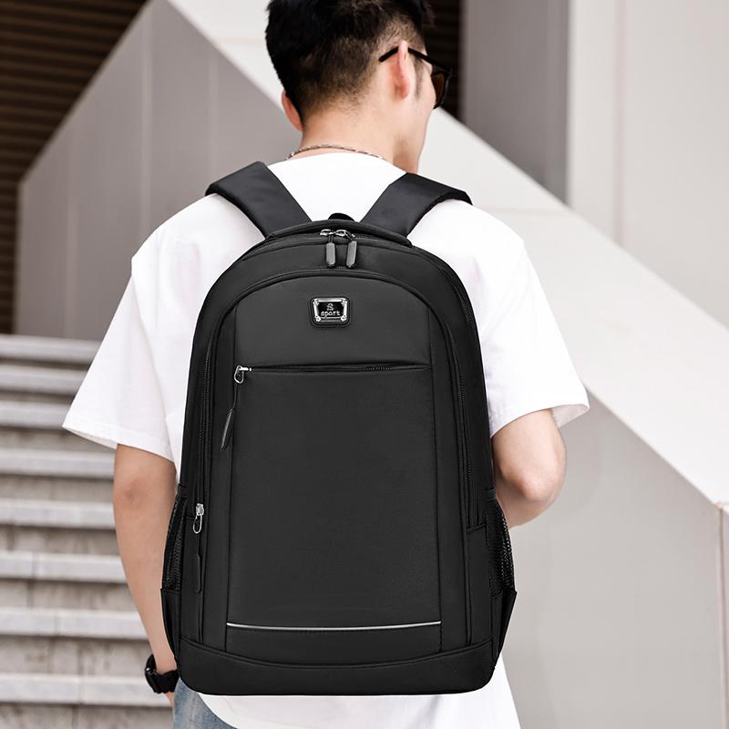 Large-Capacity Backpack - Zipper Closure, Laptop Bag, Travel Backpack, Daily Business Commuter Bag