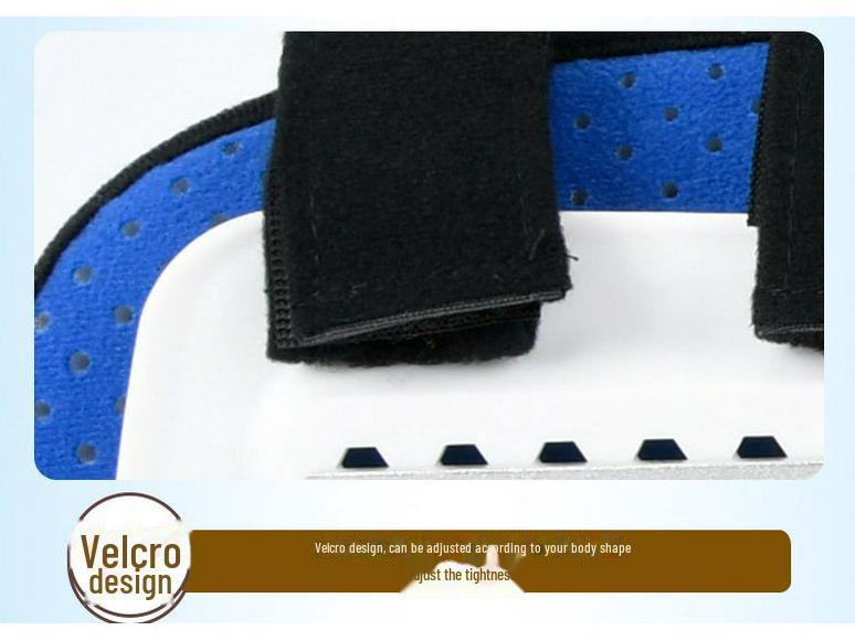 Plastknä- och fotledsstöd med ledstöd