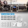 A Pillar Grab Handle Repair Upgrade Kit Compatible With 2002-2009 Dodge Ram 1500 2500 3500 Aluminum Material - Silver