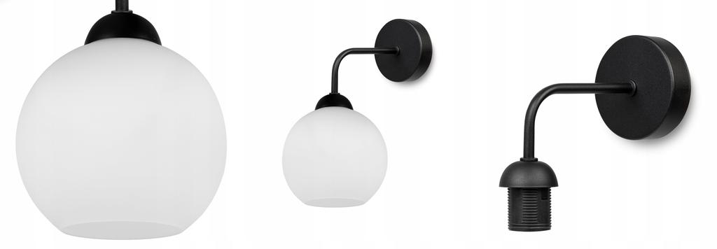 CLASSIC WALL LAMP ELEGANT GLASS SHADE