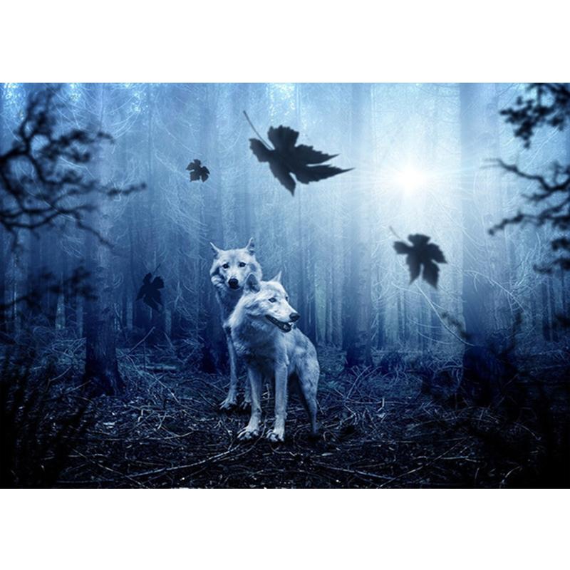 5D-Diamantmalerei, Wolf, rund, Kreuzstich, Diamantstickerei, Tiere, Perlenbild, Kits, Kunsthandwerk, Heimdekoration