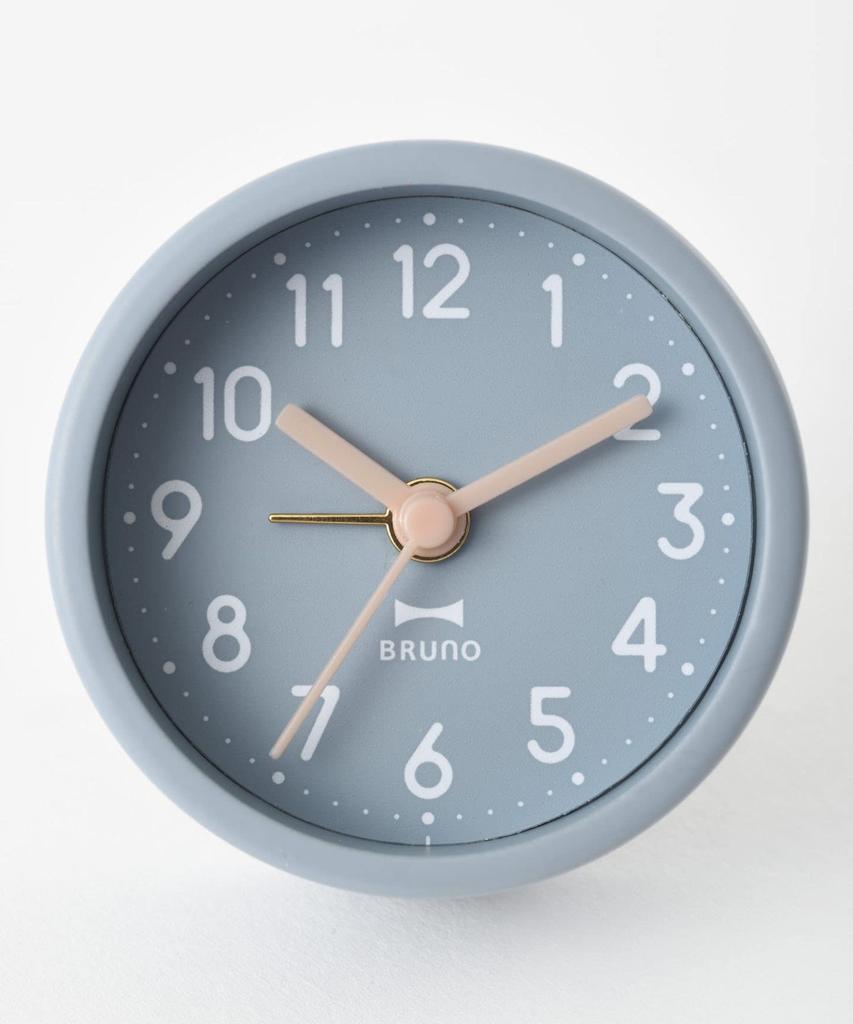 BRUNO Round Little Clock, Blue Gray, No Size, 2760280
