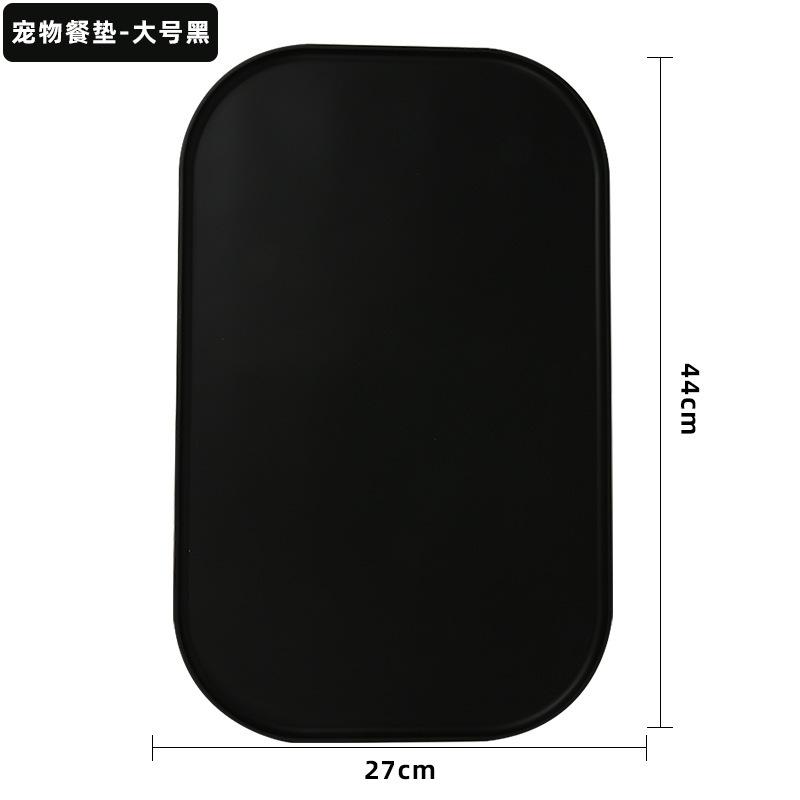 Puppy Feeding Dish Mat Silicone Pet Bowl Mat Raised Edges for Food and Water Small Keeps Floors Clean and Neat