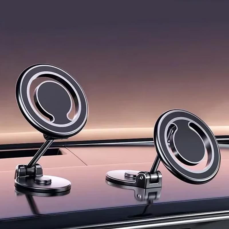 N72 Car Magnetic Phone Holder Foldable Dashboard Cellphone Bracket For Magsafe iPhone 17~12 Pro Max Samsung Xiaomi Magnet Mount