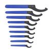 9PCS Set Coilover Spanner S2 Tool Steel C Shape ER Nut Shock Spanner Hook Wrench for Vehicles