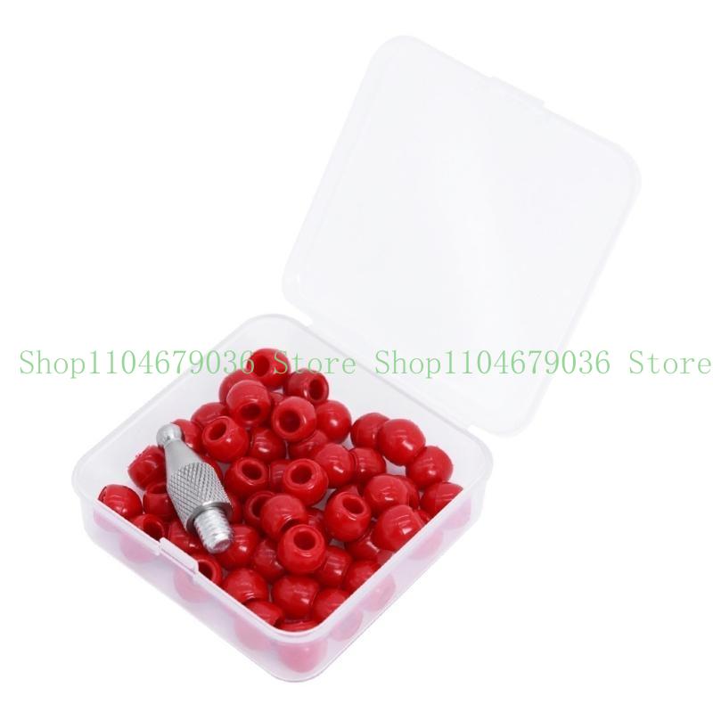652F 30Pcs/50Pcs Manual Tool Knocks Down Head Dent Repair Hammer Car Dent Repair Tool Accessories Head with Top Cover